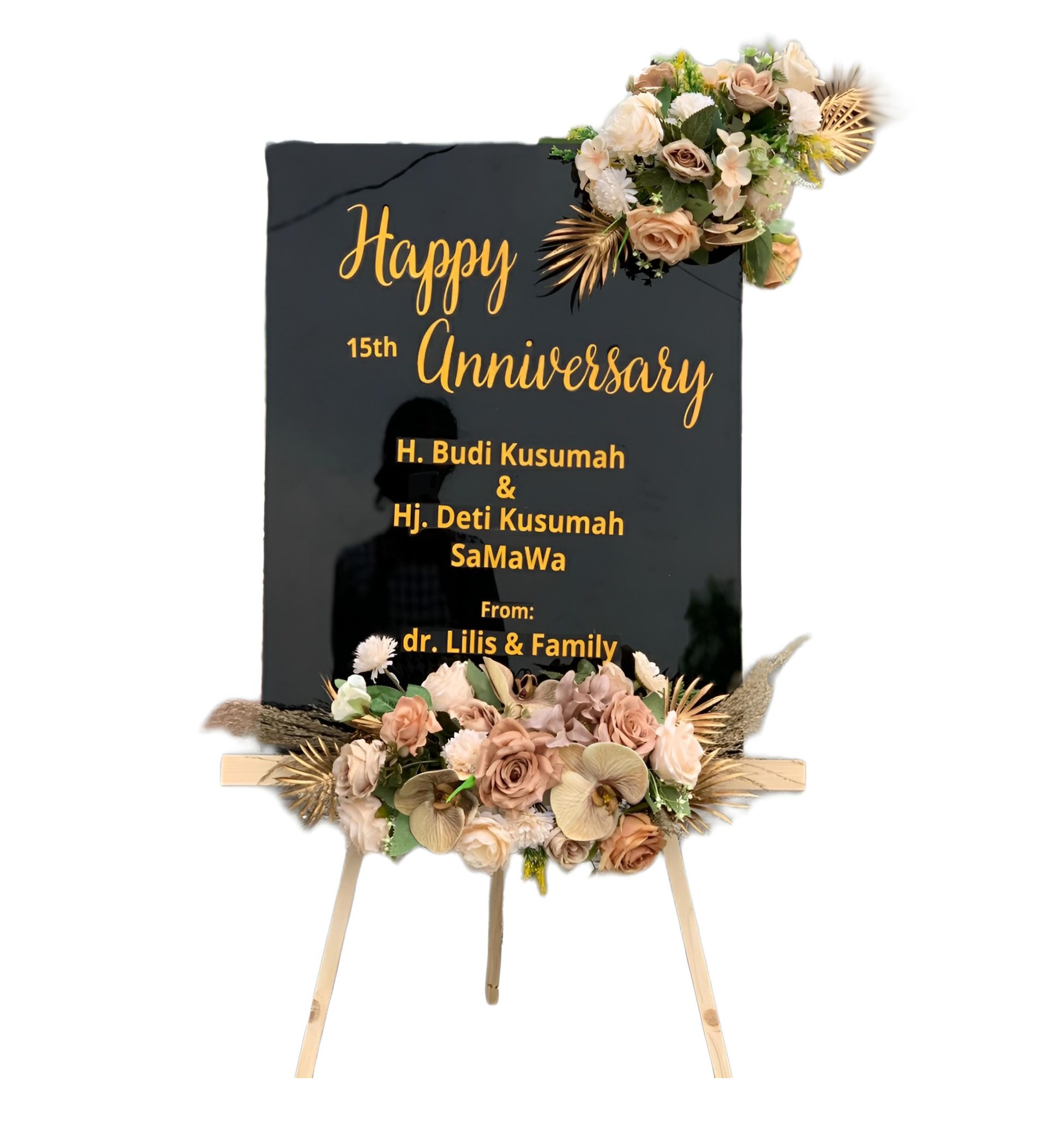 Papan Bunga Akrilik Ngraho